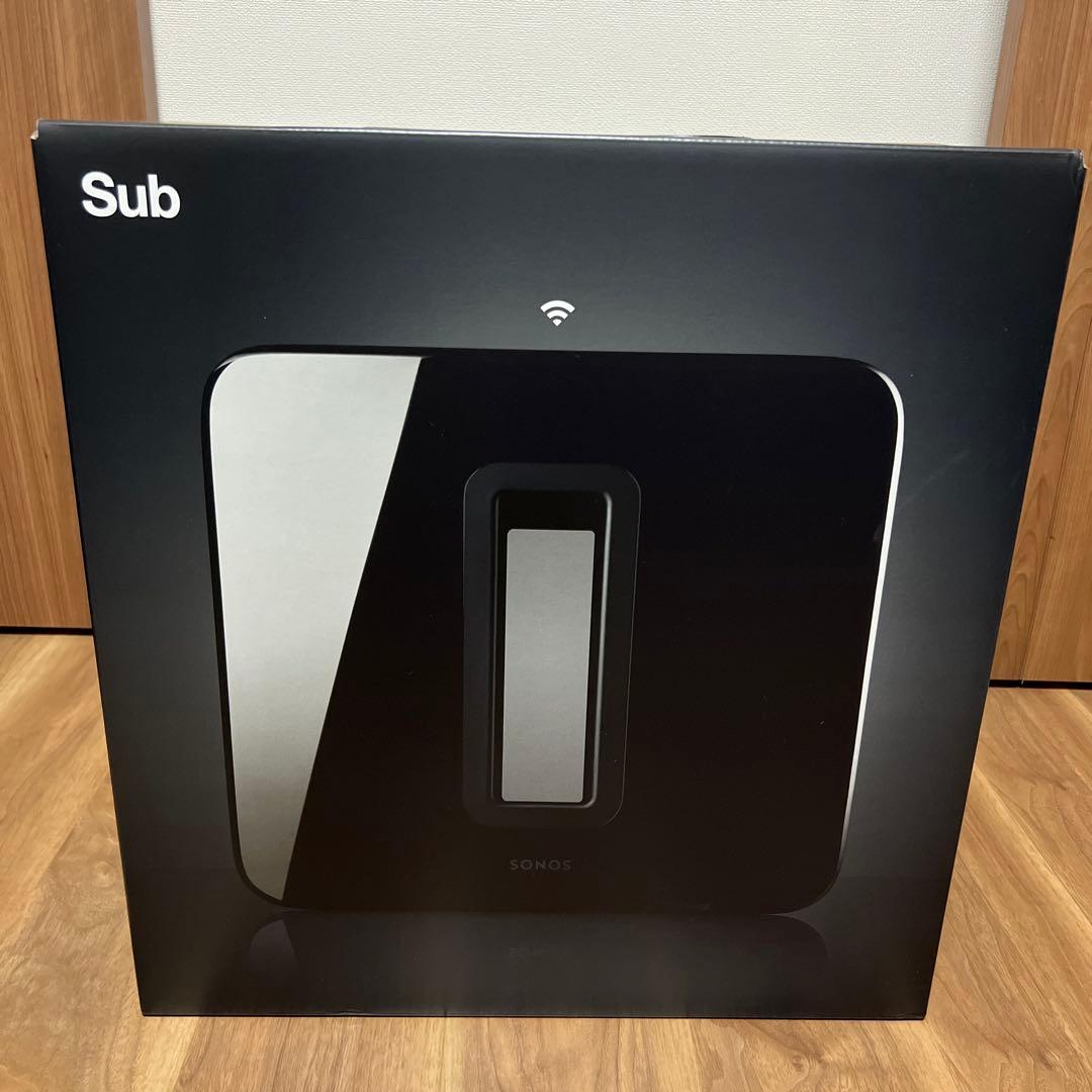 Sonos Sub Gen3 ブラック ワイヤレスサブウーファー