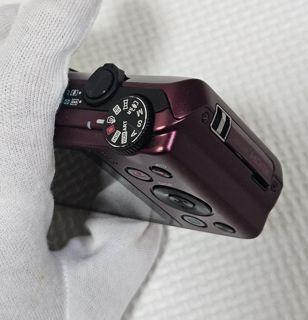 【美品】CASIO EXILIM ZR300 レッド レンズエラー有