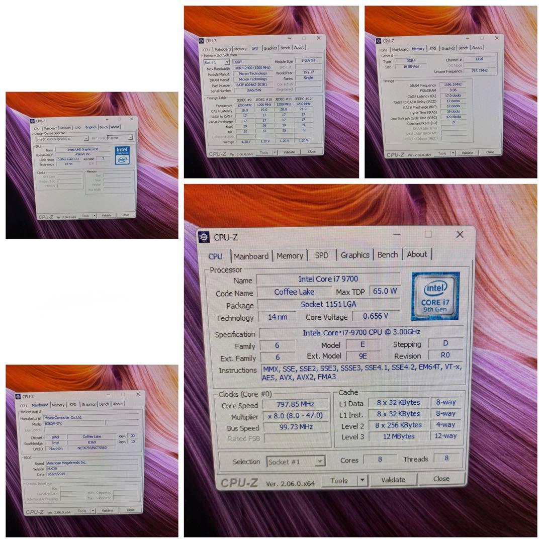 ⭐️818A⭐️Mouse Pro i7-9700 3.00 GHZ