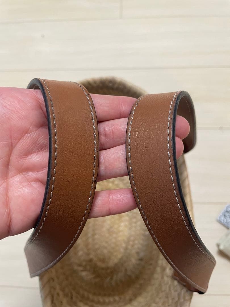 LOEWE かごバッグ ベージュ・ブラウン