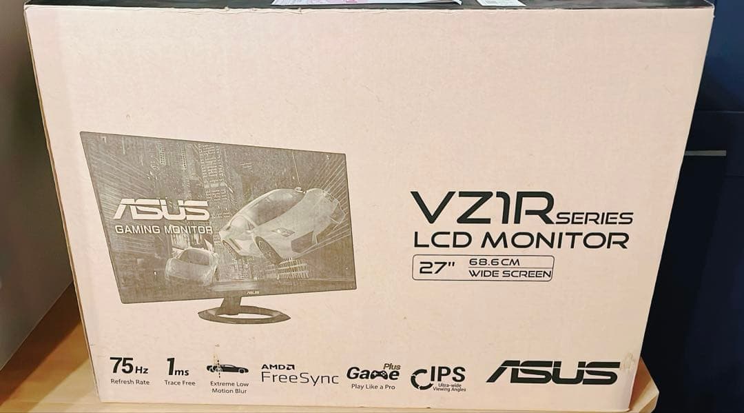 ASUS ゲーミングPCモニター　27インチ　薄型