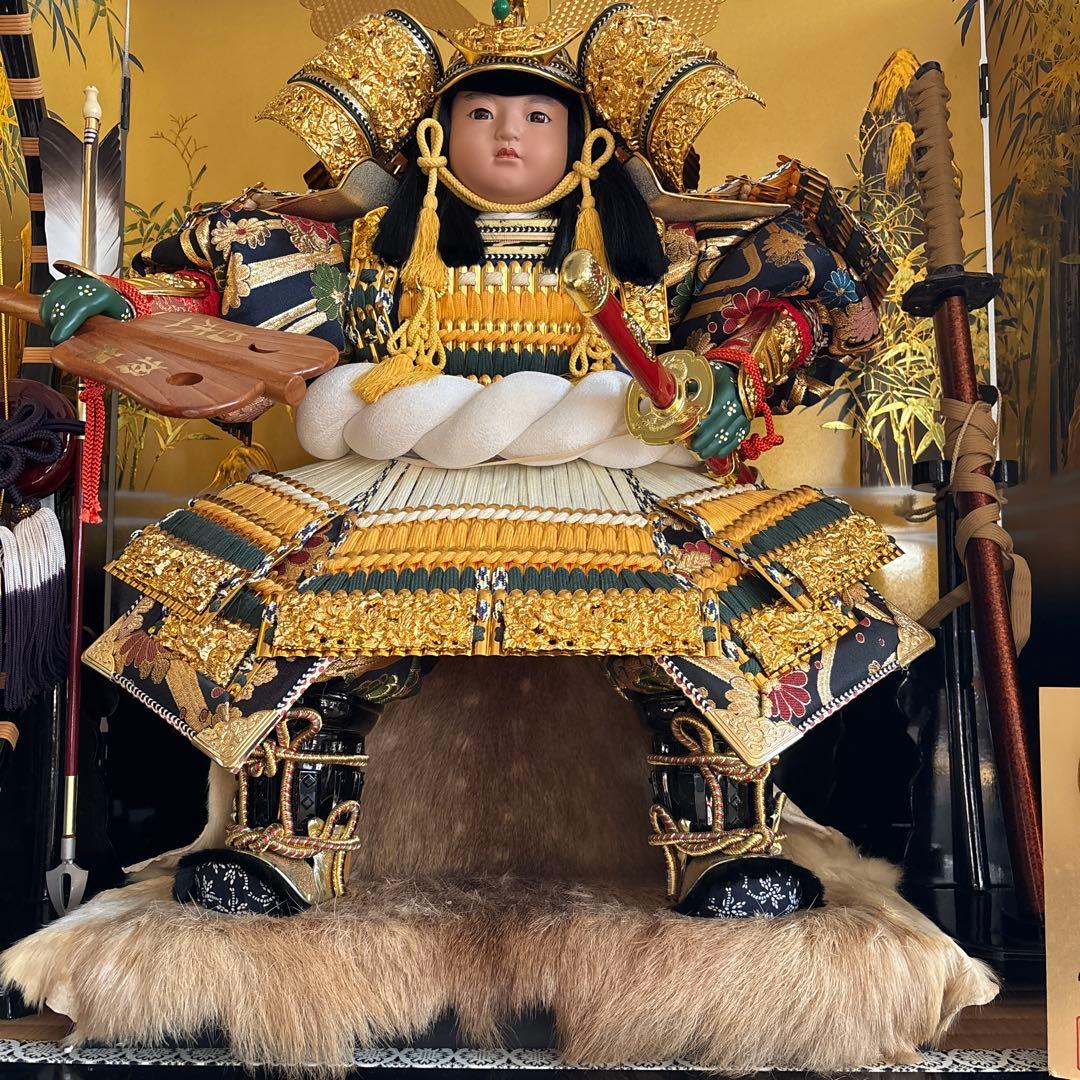 五月人形　久月　若大将飾り