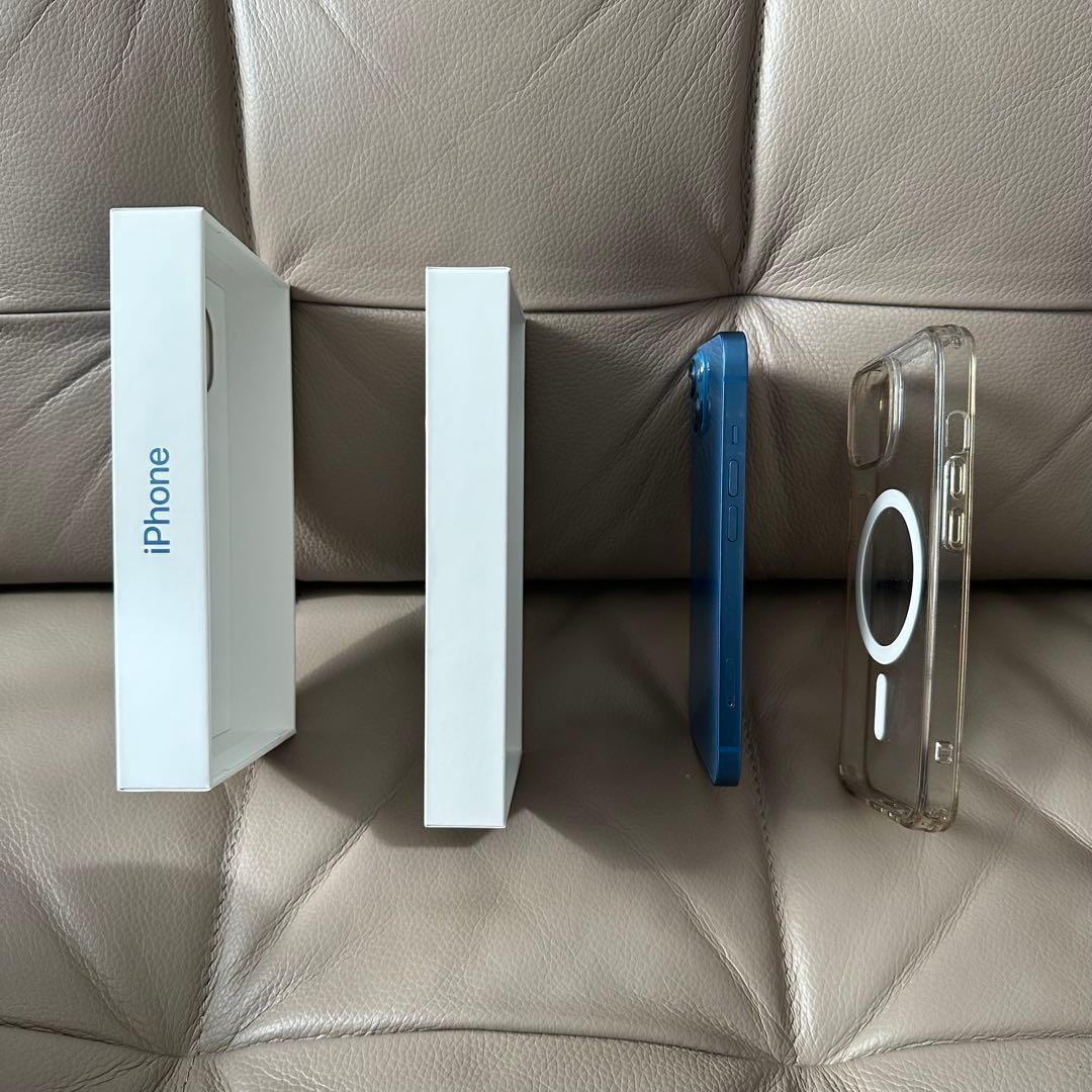 iPhone 13 ブルー 128GB SIMフリー ケース フィルム付き