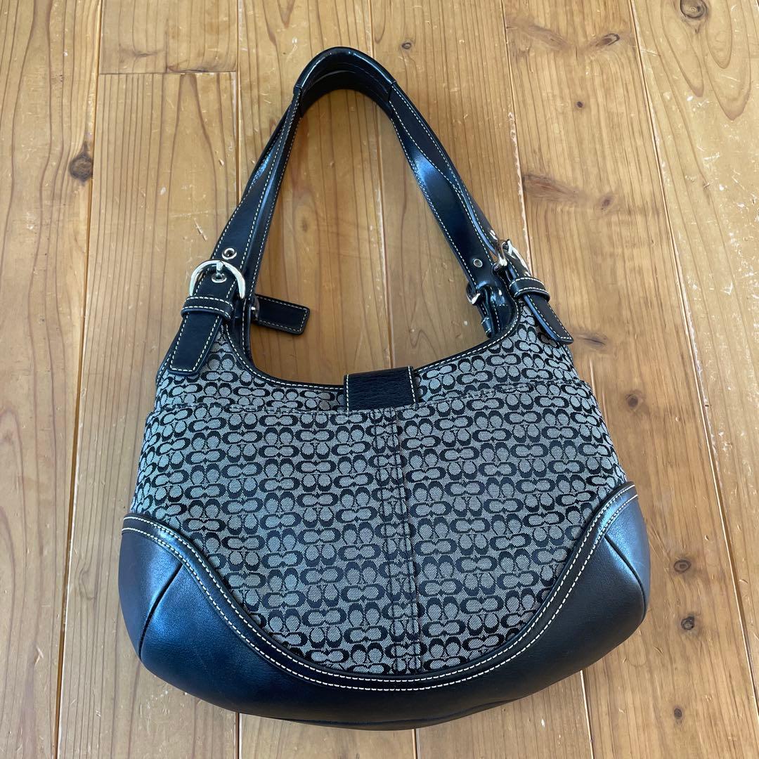 Coach SOHO ワンショルダーバッグ ブラック/グレー