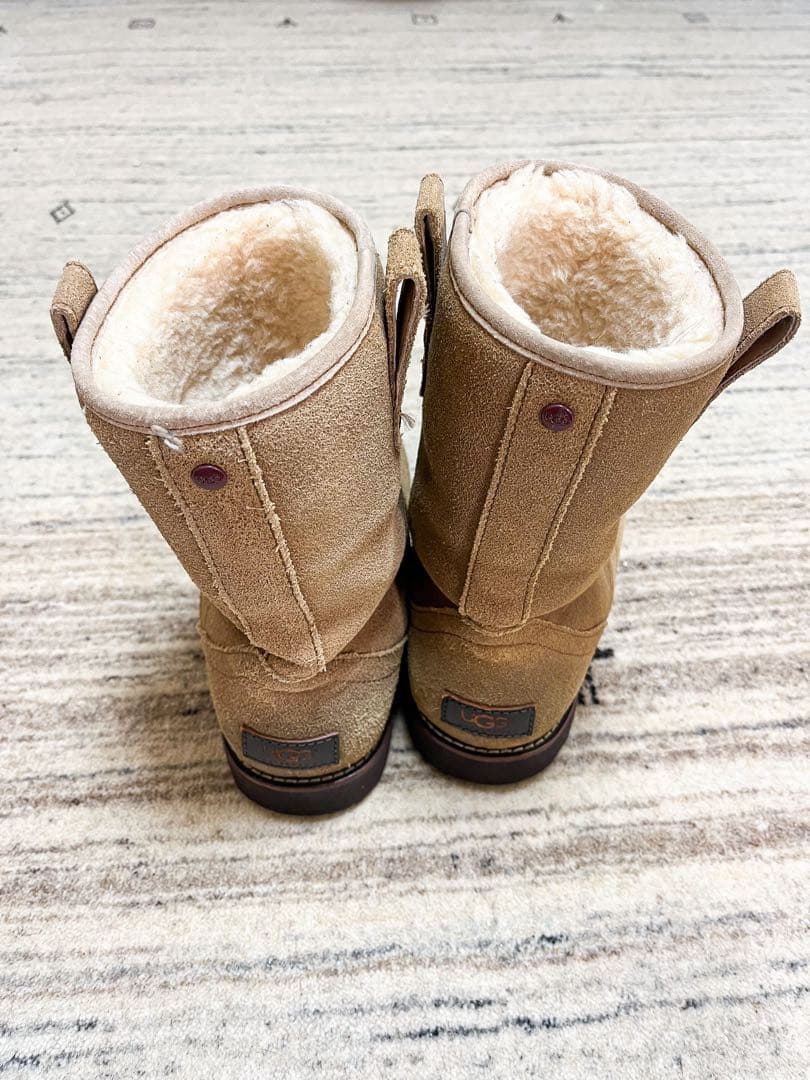 UGG アグ stoneman ストーンマン 防水 ムートン ペコスブーツ 茶