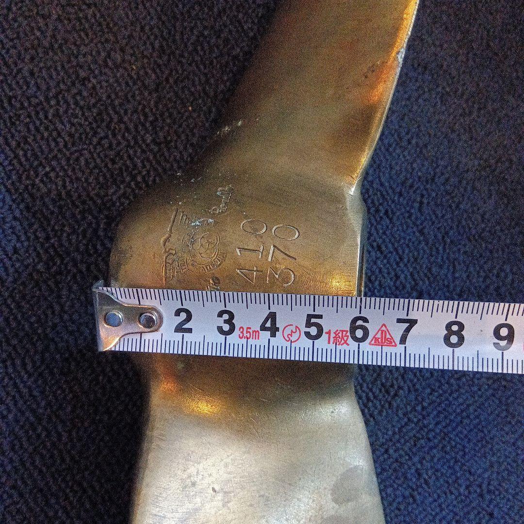 真鍮製プロペラ 約2.8ｋｇ　ボート　ヴィンテージ　置物　ディスプレイ