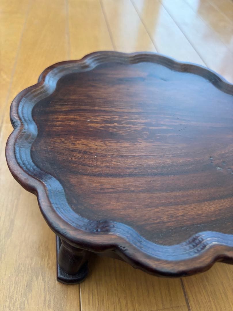 韓国 アンティーク 骨董 李朝 ソバン お膳 花台 飾り台 ミニ 漆塗