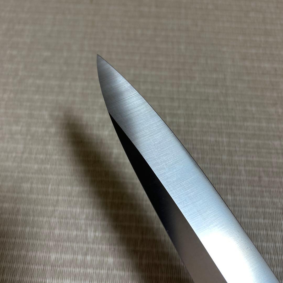 尺　柳刃　包丁　和包丁　本焼　黒檀黒水牛八角柄　新品　箱付き　V金10号