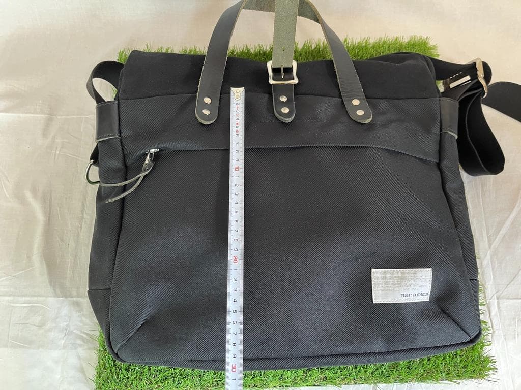 nanamica ブリーフケース 黒 日本製 CORDURA