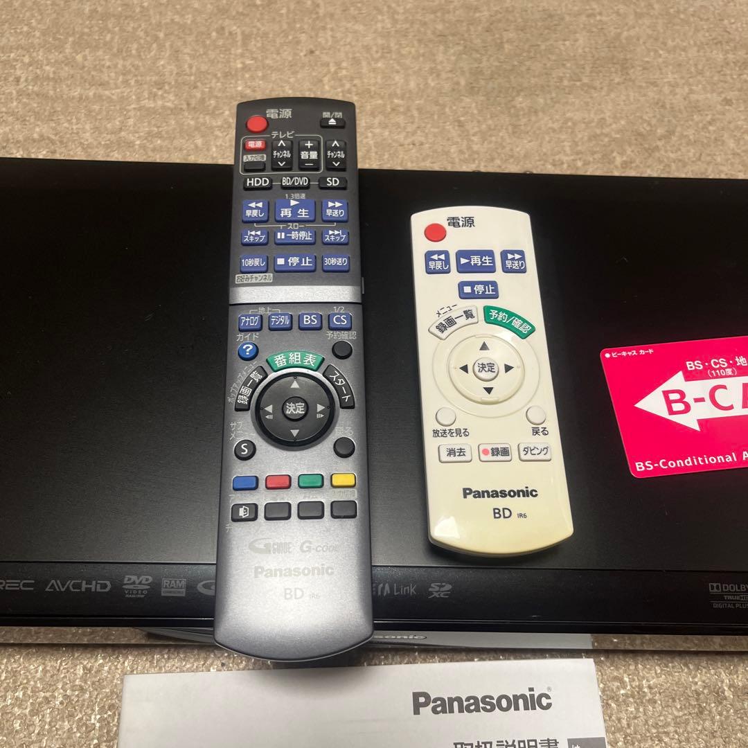 パナソニックブルーレイレコーダー500ＧB BR590 HDMIケーブル付き