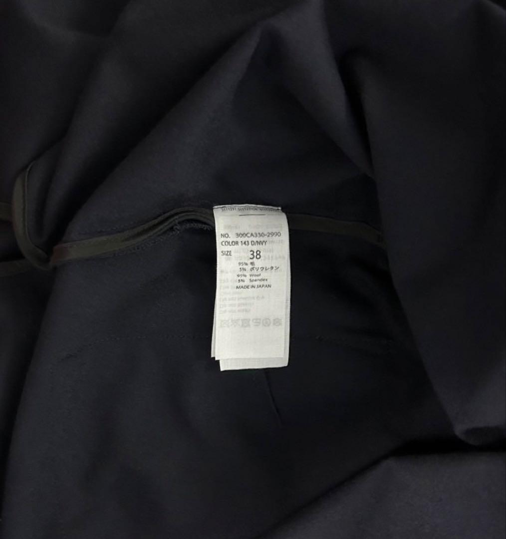 エンフォルド ネイビーサイドスリット 胸ポケット プルオーバー ブラウス