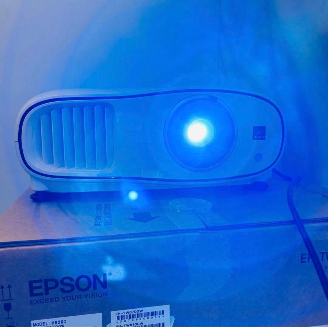 EPSON EH-TW6700W（無線HDMI/送信機付）付属品一式/動作確認済