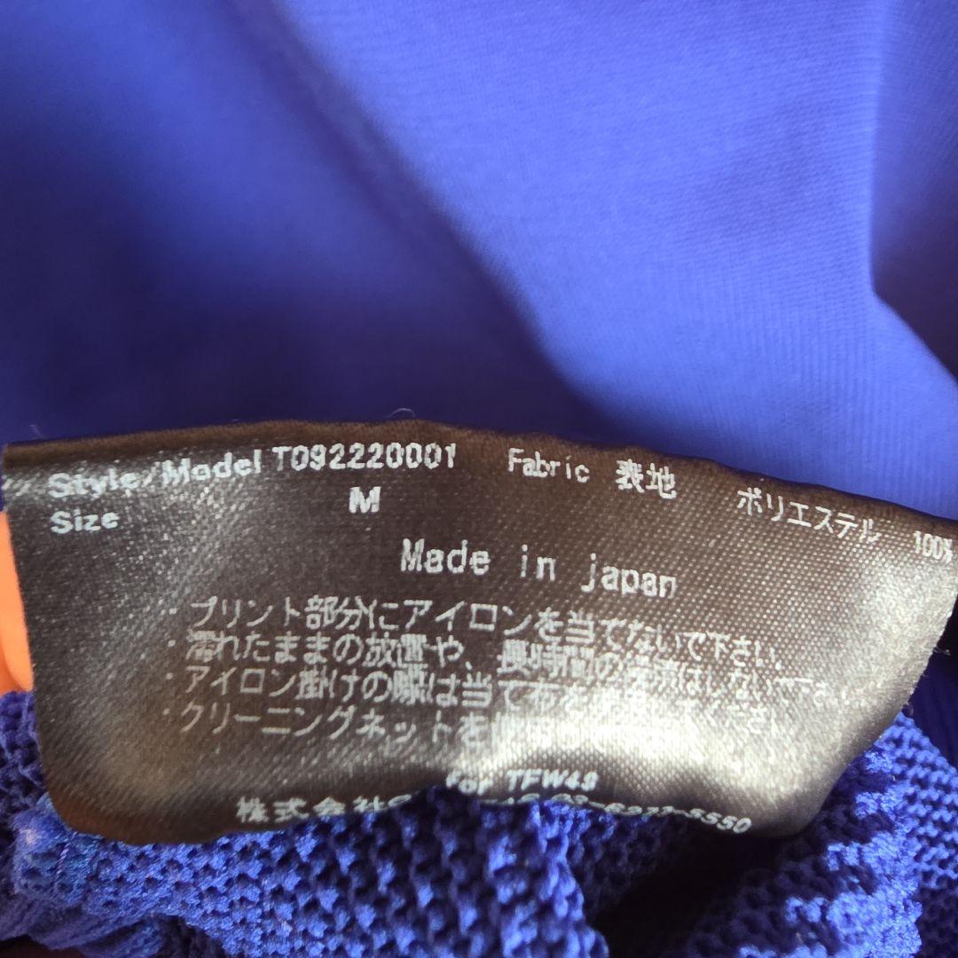 TFW49 ラウンドネックニット 青　Mサイズ