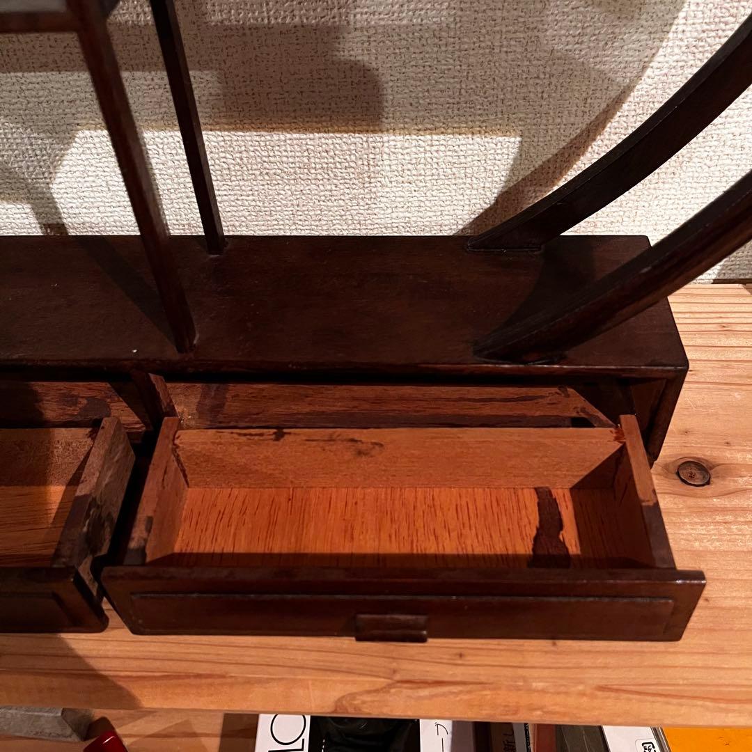 アンティーク　珍品棚　木製　飾り棚　約50×50×7.5㎝