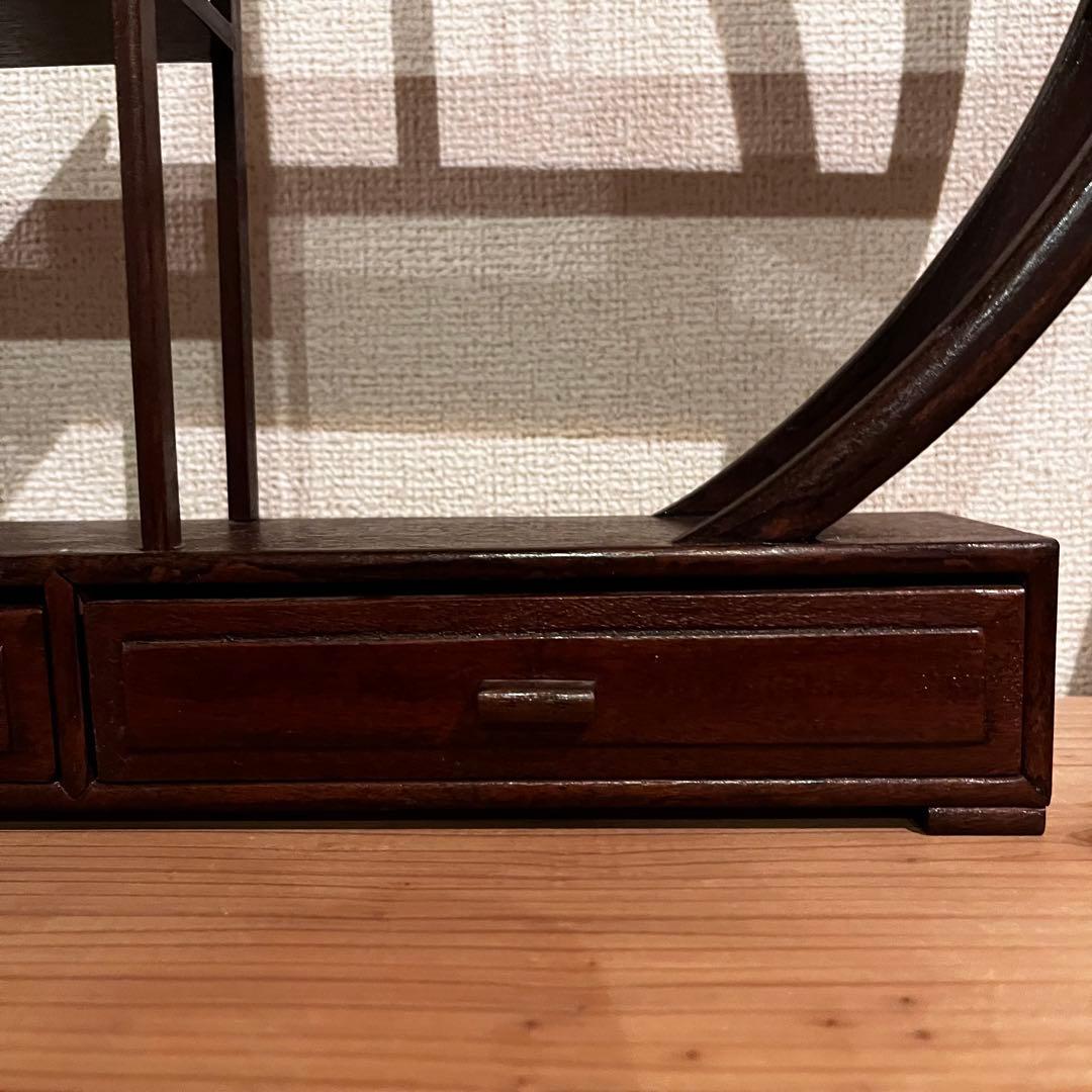 アンティーク　珍品棚　木製　飾り棚　約50×50×7.5㎝