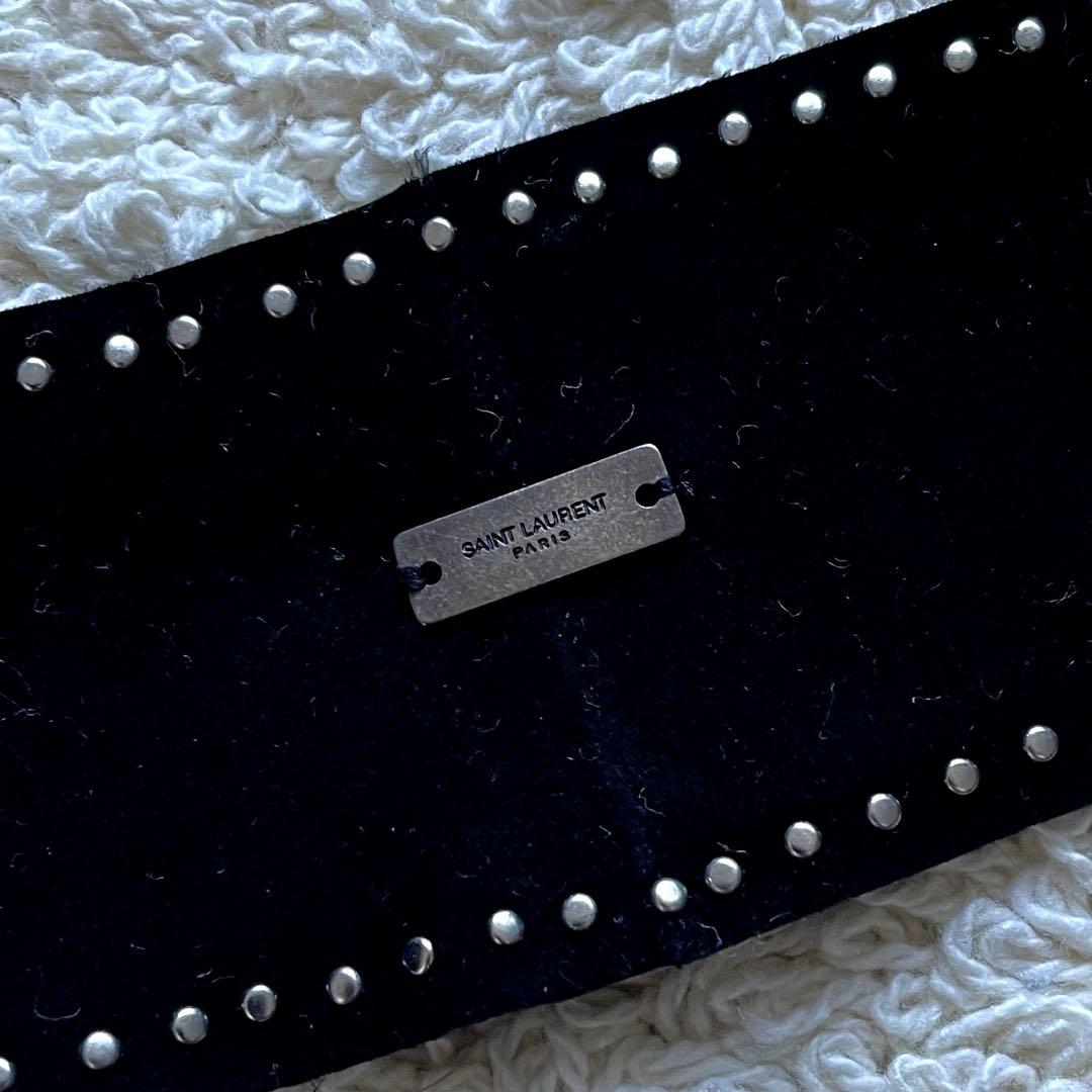 SAINT LAURENT スタッズ スカーフ