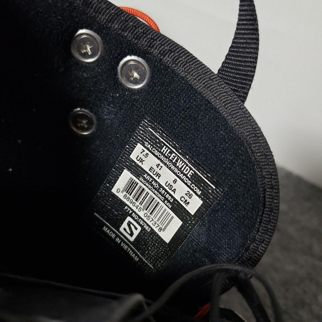SALOMON 26.0cm スノーボードブーツ 送料無料