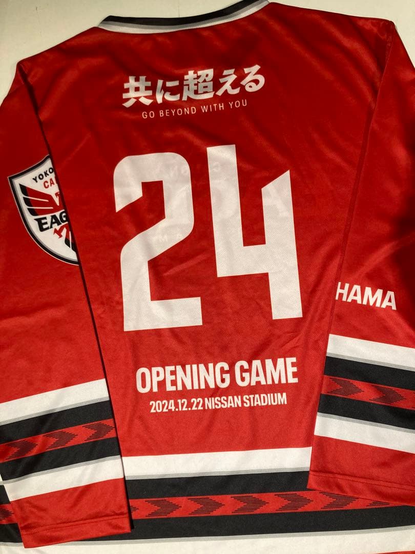 横浜キャノンイーグルス　グリエル、フィリップ、梶村選手　直筆サイン入り応援シャツ