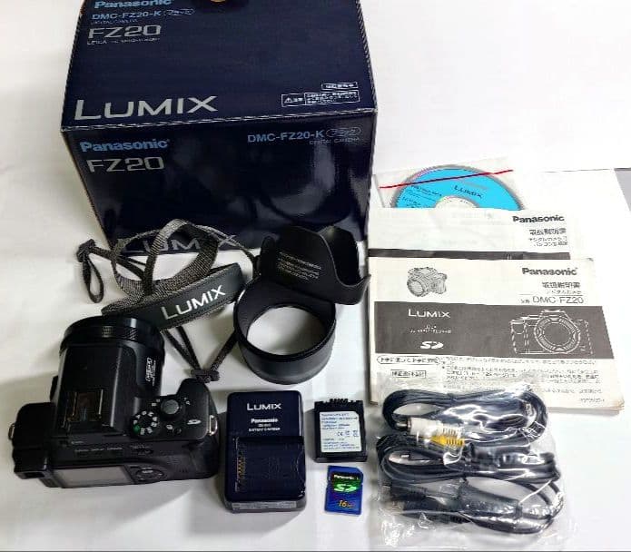 Panasonic DMC-FZ20 12倍ズーム デジタルカメラ　動作確認済