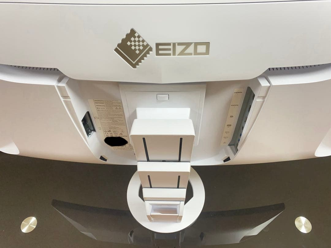 【極美品/保証有】EIZO 湾曲大型モニター 白EV3895-WT 定価20万超