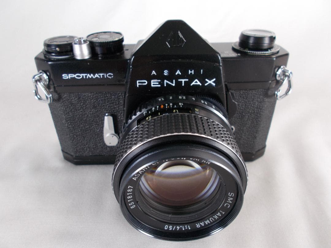 フィルムカメラ 整備済　Pentax SP　+ レンズ f/1.4　T283