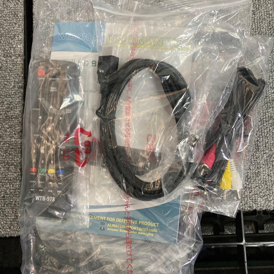 DVD ブルーレイプレーヤー　 DVDプレーヤー　WTB-978