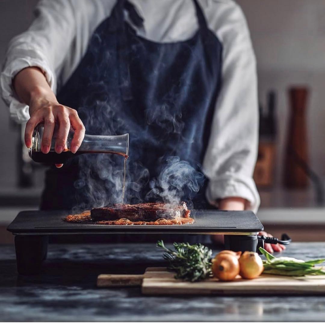 【新品未使用】abien MAGIC GRILL ホットプレート ブラック