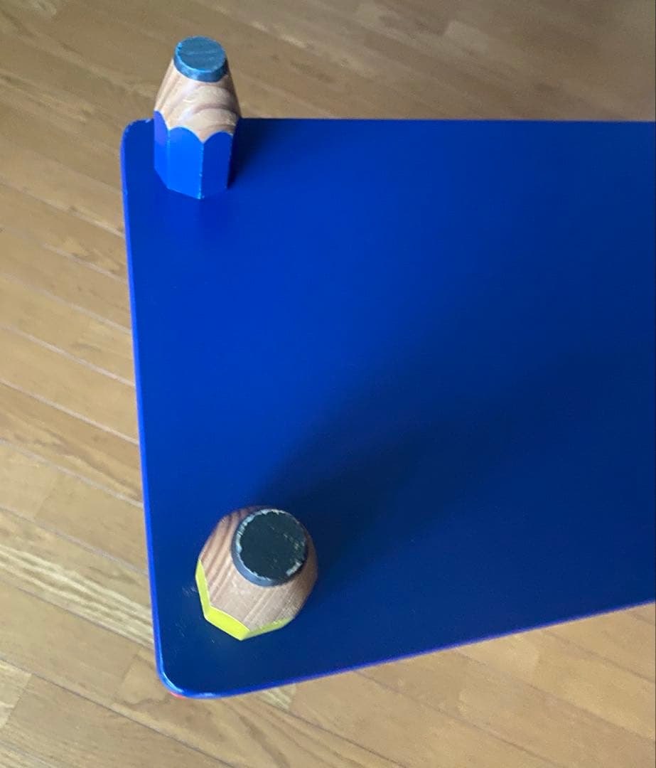 カラフル鉛筆型3段木製ラック 子供部屋 レトロ