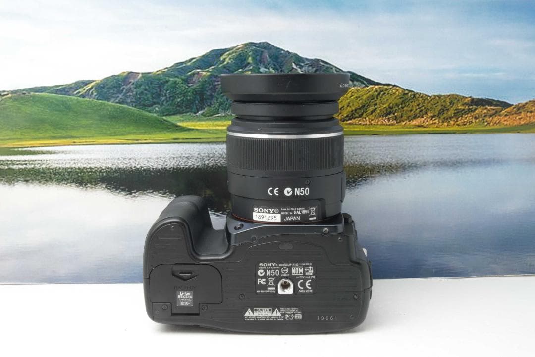 SONY α 100 ダブルズーム★初心者 おすすめ　一眼レフカメラ　すぐ使える