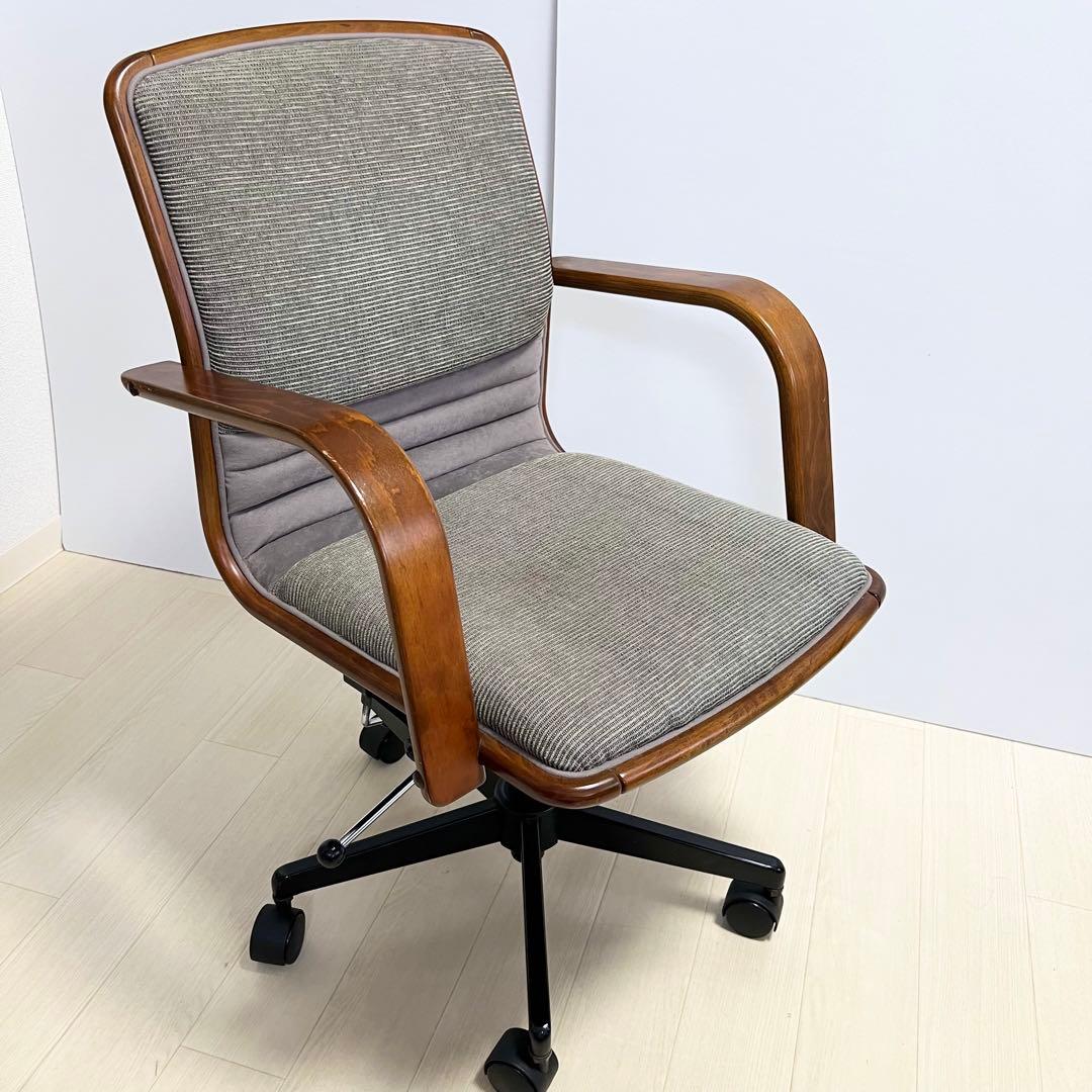 ★希少★カリモク デスクチェア ロッキングチェア XS0770WE