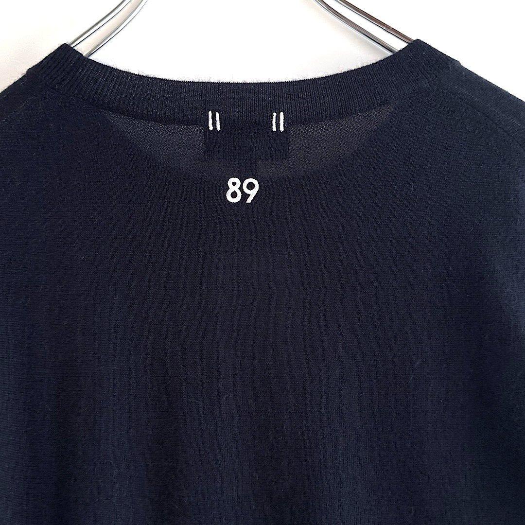 454 パーリーゲイツ 定価41,800円 カシミヤ100％ ニット 紺 1 M