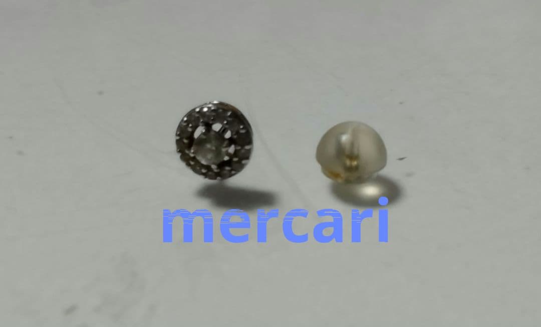 K10☆サークルダイヤピアス片耳