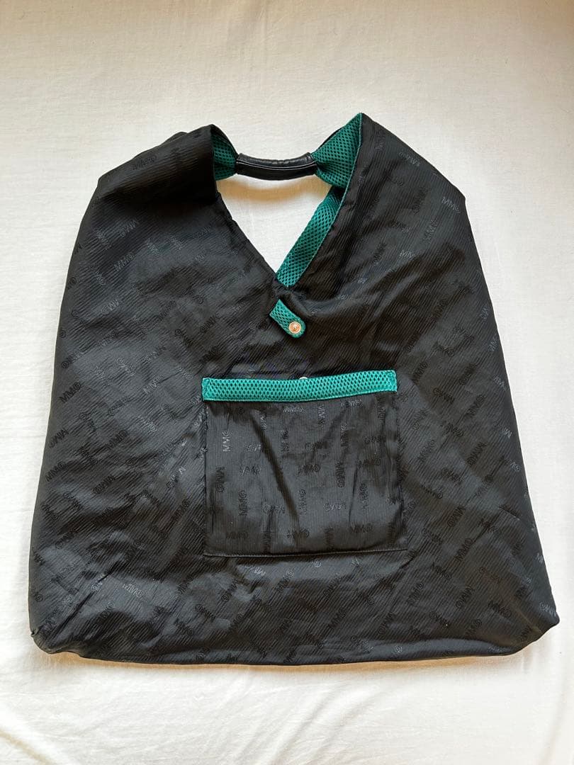 MM6 Maison Margielaメッシュジャパニーズトートバッグ グリーン