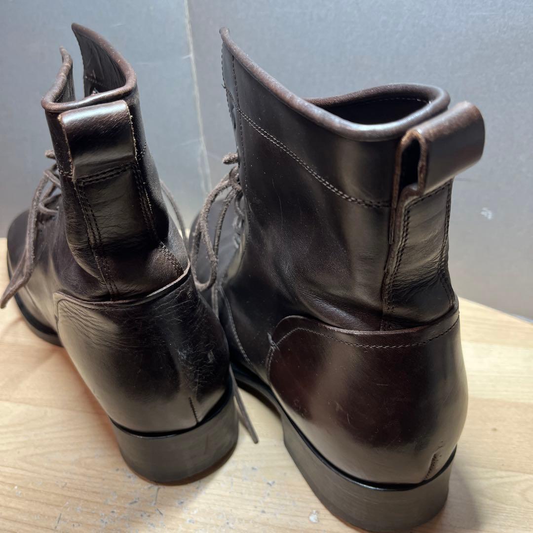 る*い様 BUTTERO レザーブーツ　ブラウン　サイズ42 27cm ITAR