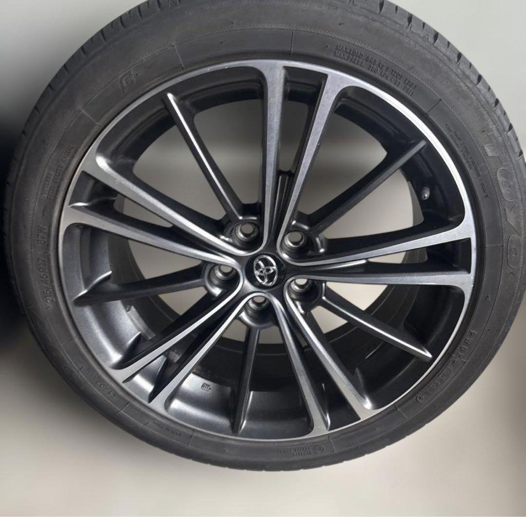 チンチラ① 86純正　215/45R17 美品　溝あり　タイヤホイール