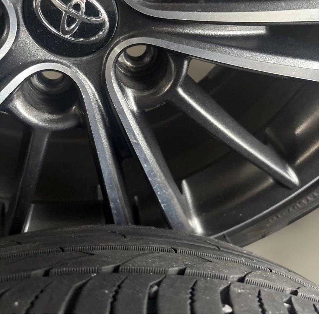 チンチラ① 86純正　215/45R17 美品　溝あり　タイヤホイール