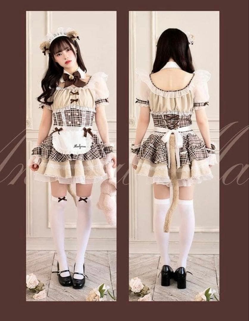 Malymoon/マリームーン ロイヤルチェックキティメイド【13日まで】