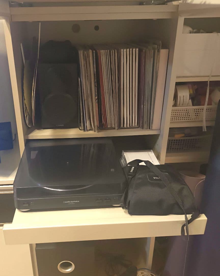 PAMOUNA パモウナ②　ラック プリンター、レコード、プレーヤー収納　送料込