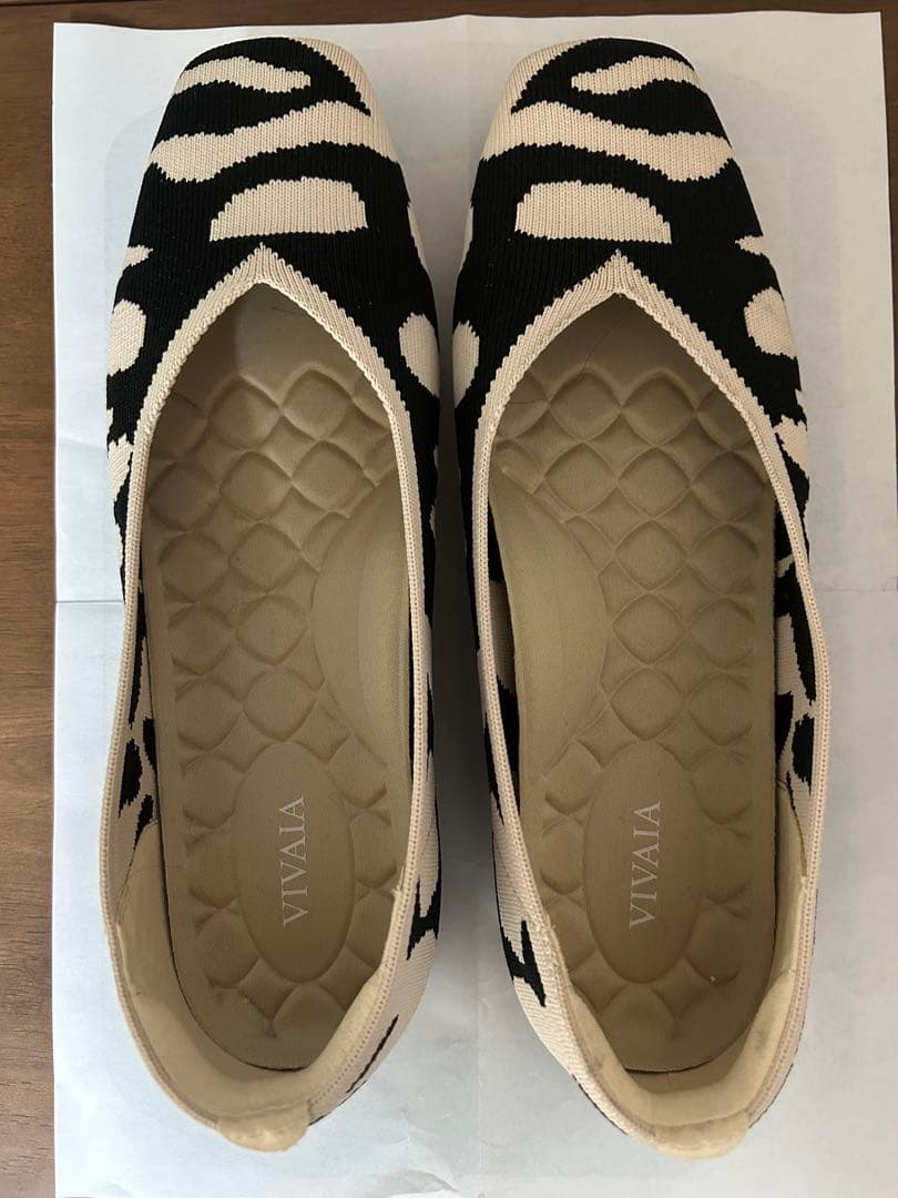 VIVAIA ビバイア MargotWalkerスクエアトゥ厚底フラットシューズ