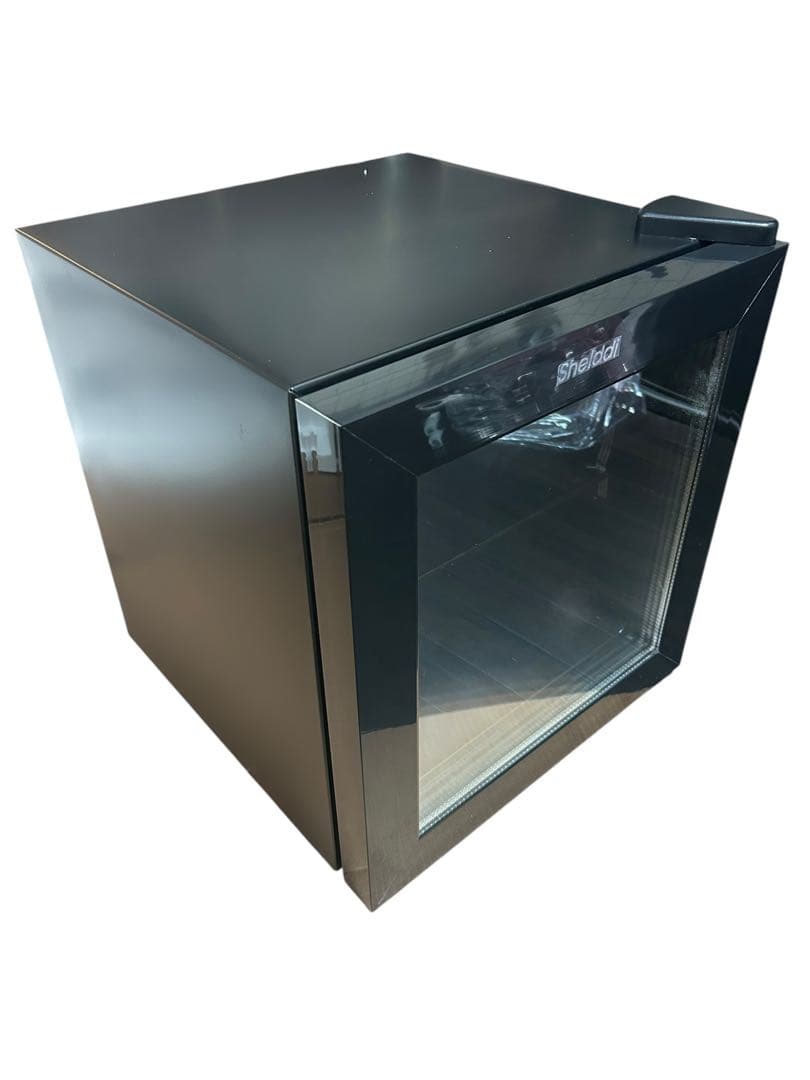 ミニ冷凍庫 小型 家庭用 35L 透明ガラスドア 中身が見える