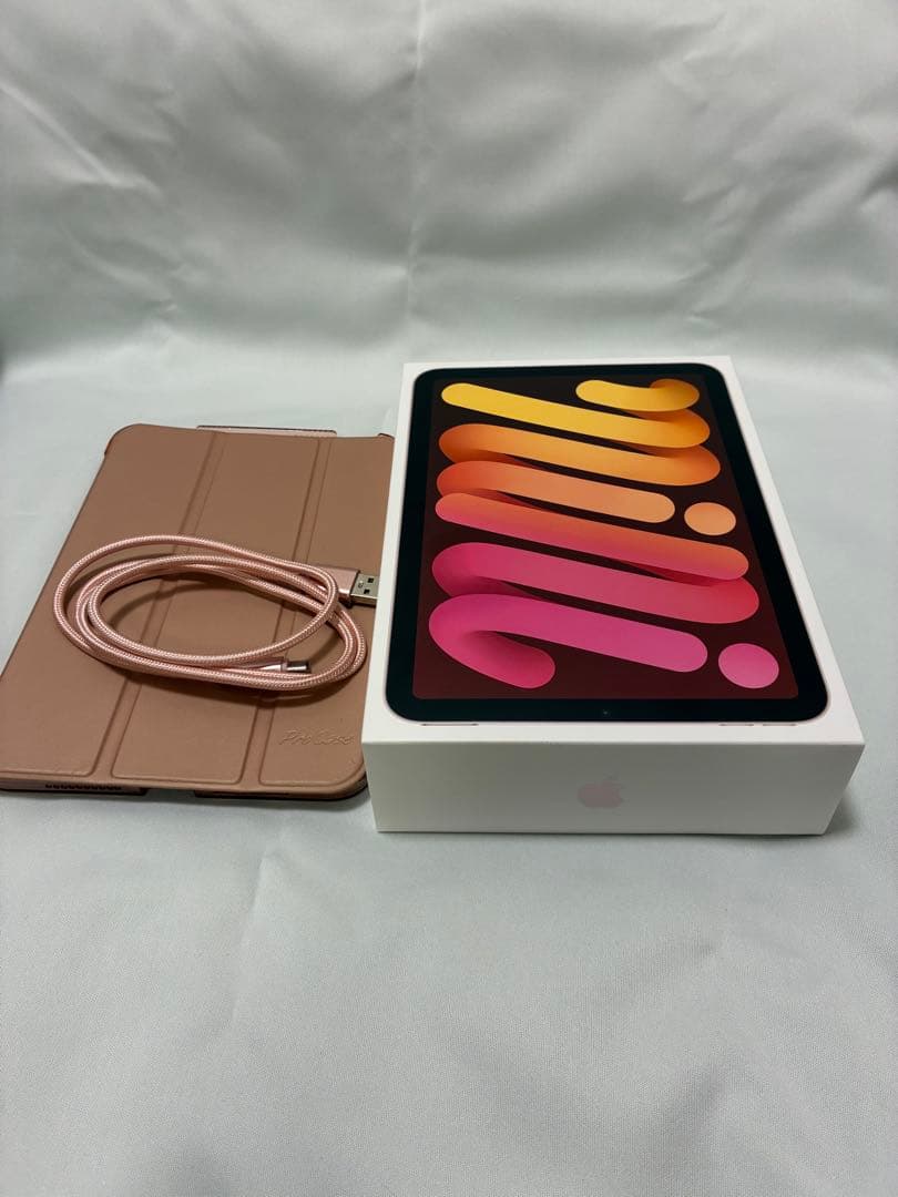 Apple iPad mini6 ピンク 256GB wi-fi 本体 ケース付