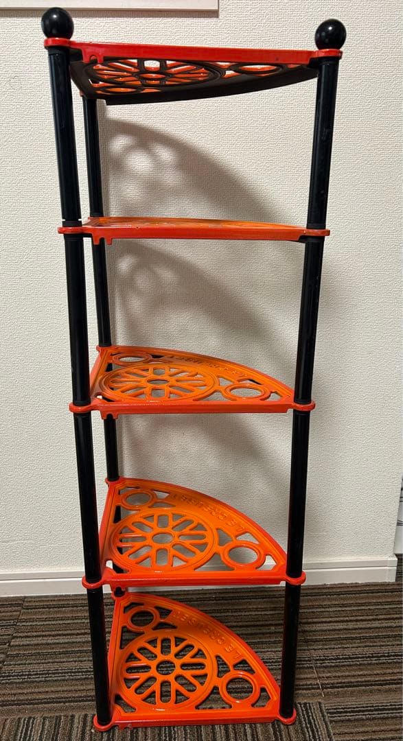 Le Creuset ルクルーゼ ポットスタンド 5段オレンジ　鍋スタンド