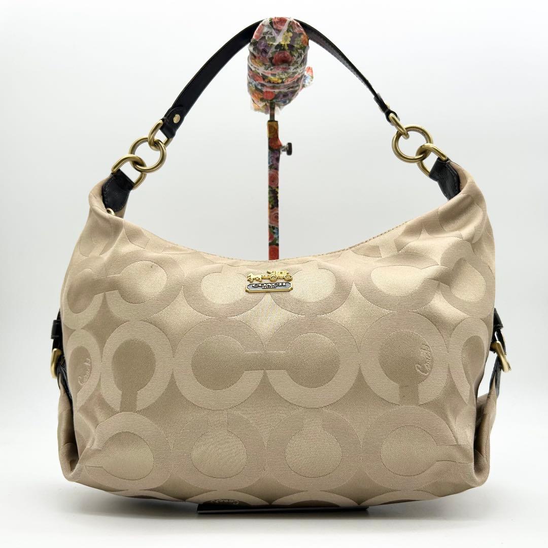 バッグ Coach shoulder bag 2way Op Art Hobo Y2k