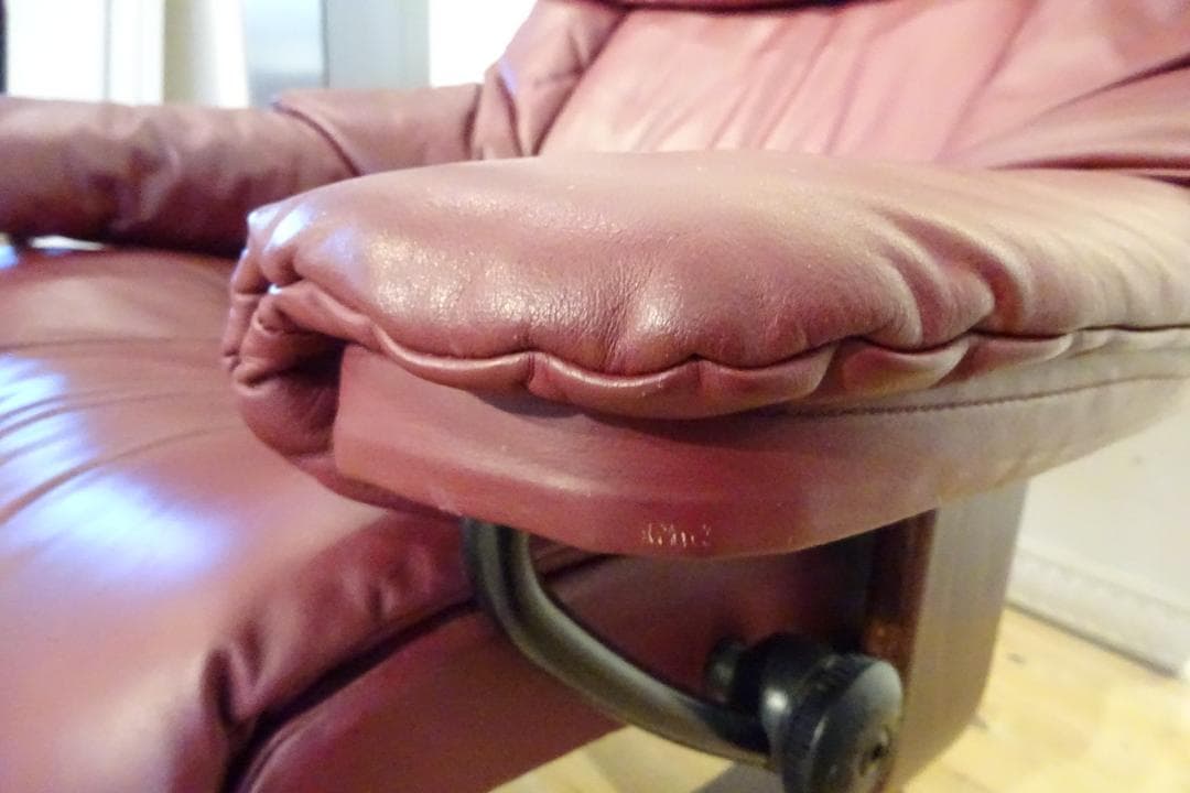 エコーネス　レノ　クラシックM　ストレスレスチェア　リクライニング　本革　北欧