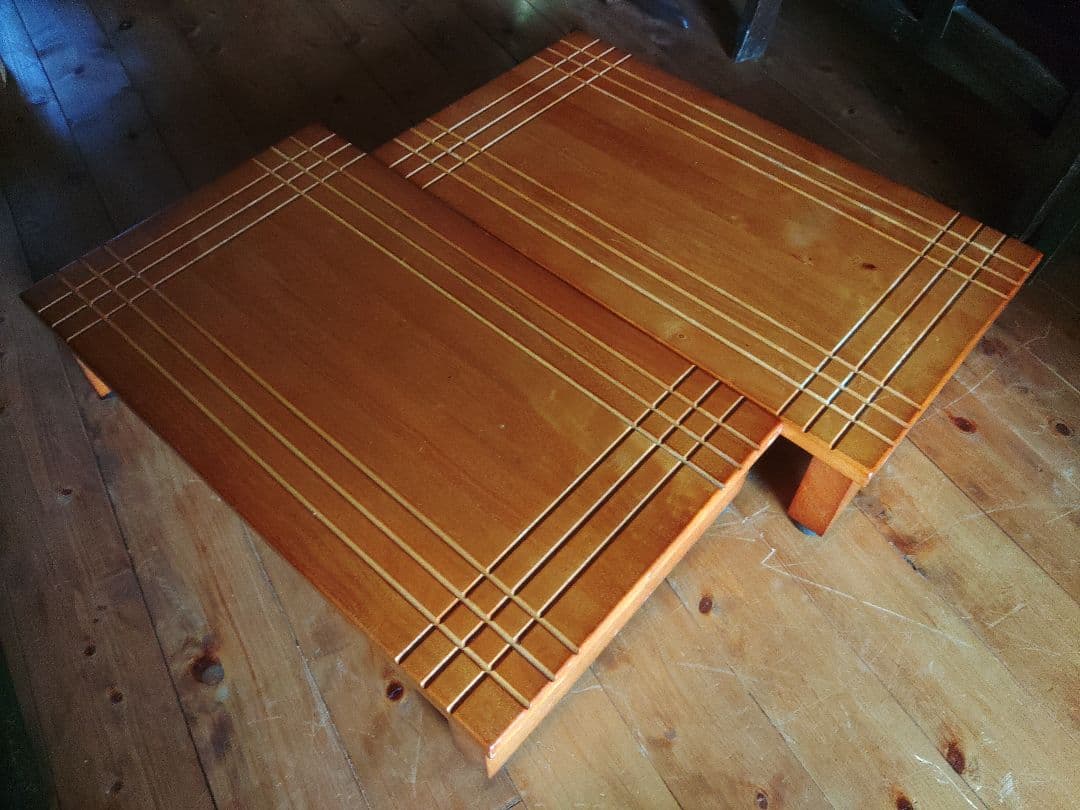 踏み台　２個　ステップ　玄関　足場　台　　　 天然木　踏台