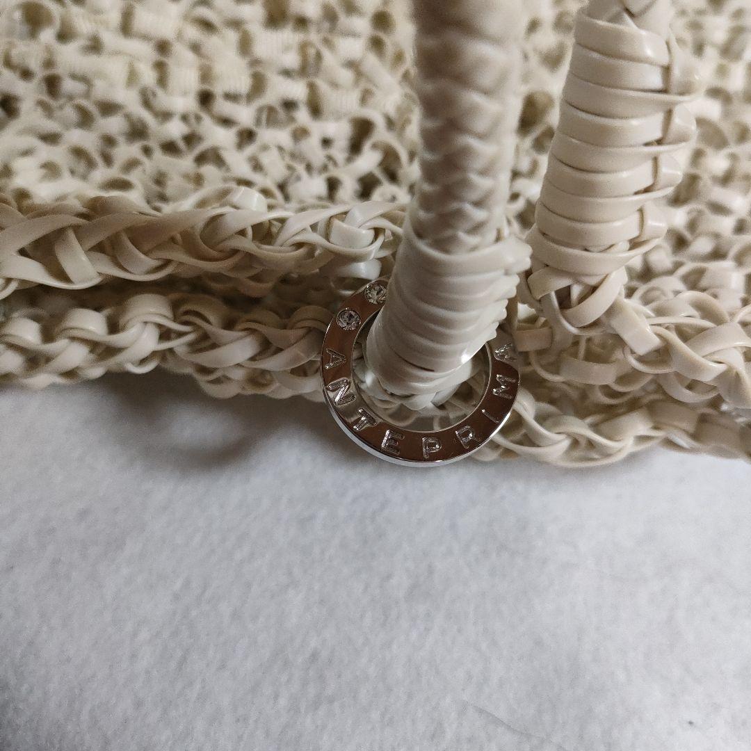 あ　超美品　アンテプリマ　ワイヤーバッグ　ハンドバッグ　白　ホワイト