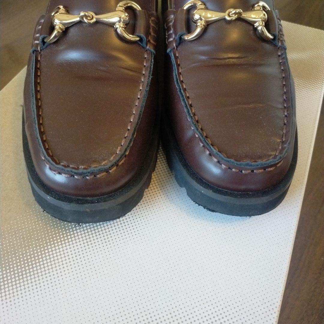 ARTESANOS ブラウンビットローファー 37