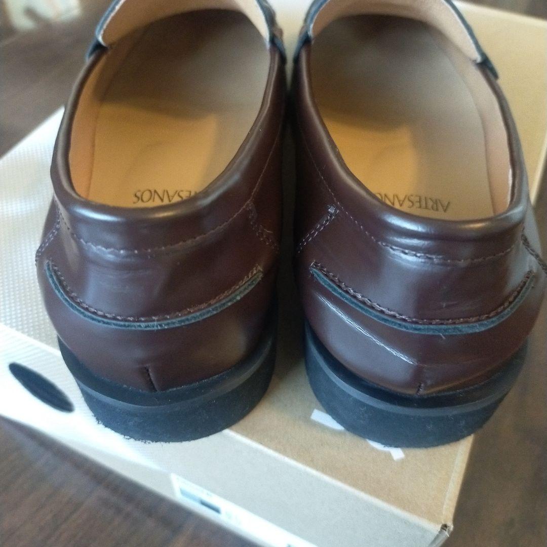 ARTESANOS ブラウンビットローファー 37