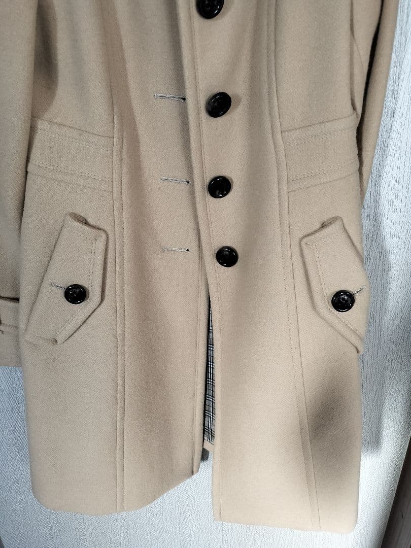 ★美品BURBERRY BLUE LABEL ベージュ コート サイズ38★