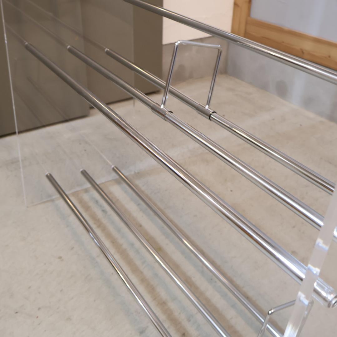 Lumiere クリアブックシェルフ アクリル オープンラック dinos 収納